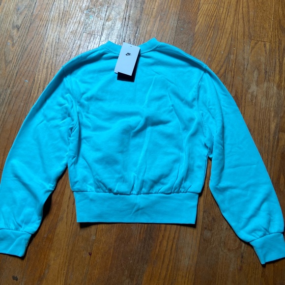 small, cute, nike blue sweatshirt - Picture 3 of 4